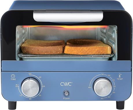 600W Mini Toaster Oven, Timer, 450 Degrees