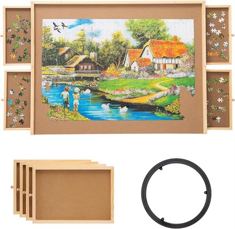 SNAIL Spinning Jigsaw Puzzle Board 34"x26"