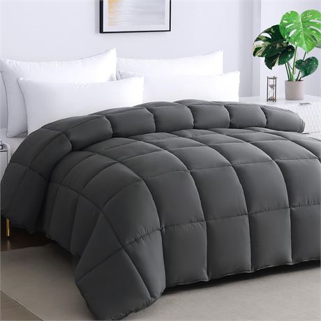 Alaskan King Comforter 120"x132" - Grey