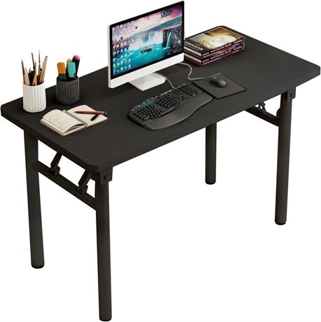 Foldable Computer Desk, No Assembly, THZ02