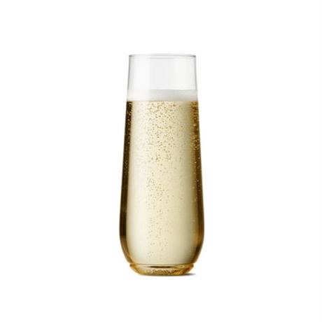 TOSSWARE 9oz Champagne Glass Set, 12pc