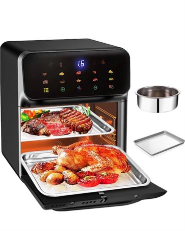 Air Fryer Toaster Oven 10-Quart 7-in-1 Air Fryer Convection Oven,Rotisserie,Roas