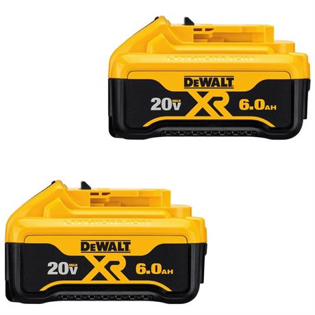 20V MAX XR 6.0Ah Li-Ion Battery 2-Pack