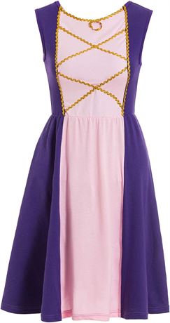 Small Adult Rapunzel Princess Costume (Purple, S)