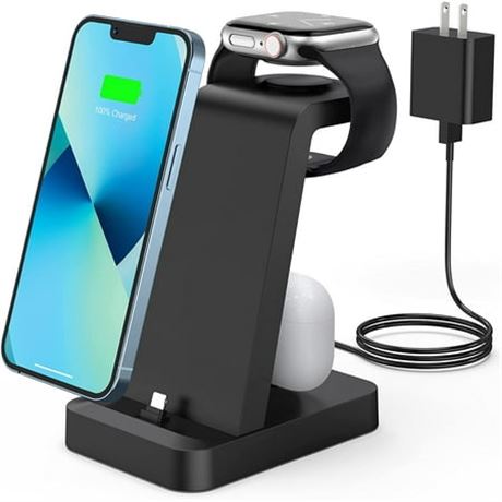 3 in 1 Dock for Apple Watch, iPhone, Airpods