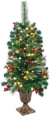 3 FT Juegoal Christmas Tree with 100 LEDs, 1 Pack