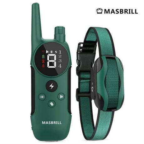 MASBRILL Dog Training Collar, 2000Ft Range