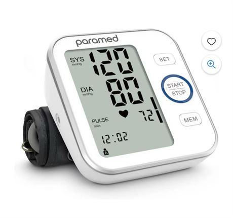 PARAMED Blood Pressure Cuff Upper Arm, Blood Pressure Monitor Digital 22-40 cm
