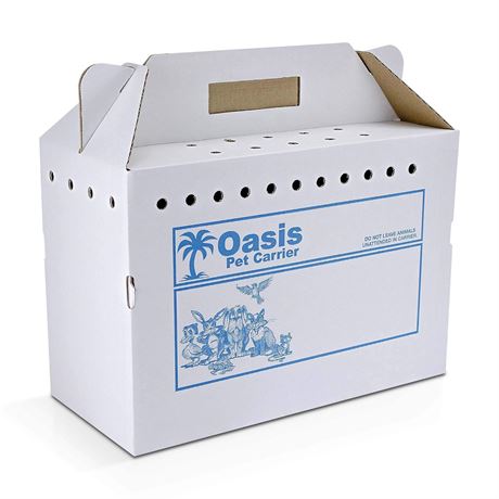 Oasis Disposable Cardboard Pet Carrier 12/Case
