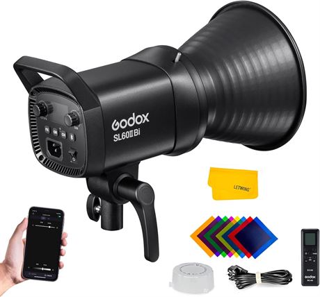 Godox SL60IIBi LED Video Light, 2800K-6500K