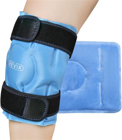 REVIX Knee Ice Pack, Pain Relief, Blue