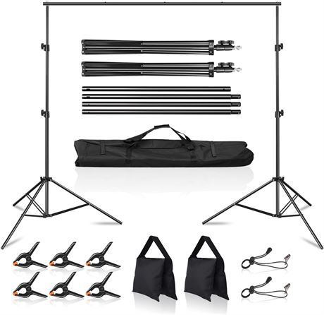 10ft X 7.5ft Photo Backdrop Stand Kit