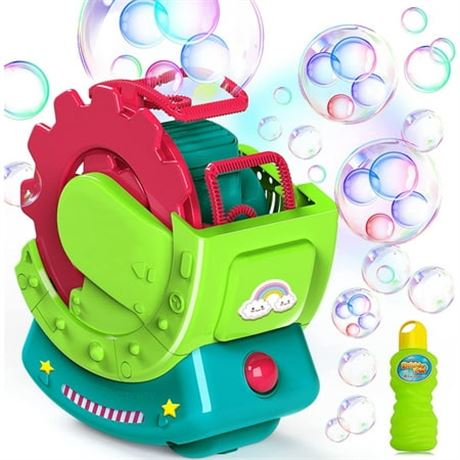 KidOdyssey Bubble Machine, 5000+ Bubbles Maker