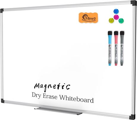 XBoard 36x24" Double-Sided Magnetic Dry Board