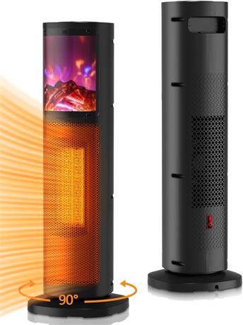 Upgraded 26" Space Heater 1500W, 3 Modes