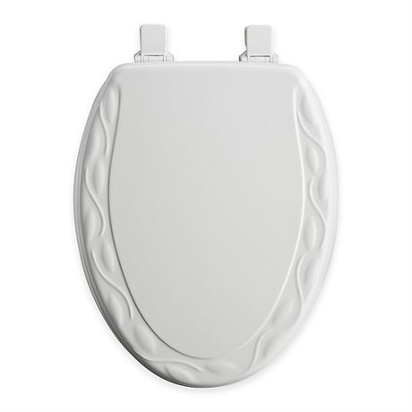 Mayfair Ivy Toilet Seat- White, Easy Clean
