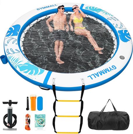 Dollar.Bid - Inflatable Water Hammock Floating Dock 8 FT with Mesh ...