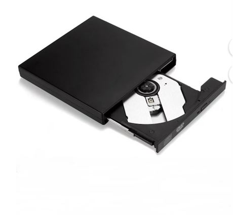 External CD/DVD Drive for Laptop, USB Ultra-Slim Portable Burner Writer Compatib