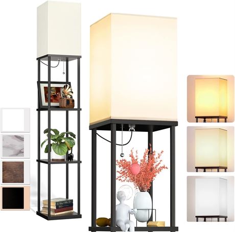 addlon LED Shelf Lamp - Black, for Room/Office
