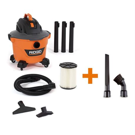 9 Gal 4.25 HP Wet/Dry Vacuum with Accessories