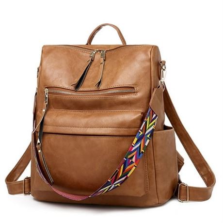 YOMYM PU Leather Backpack, Travel & Handbags