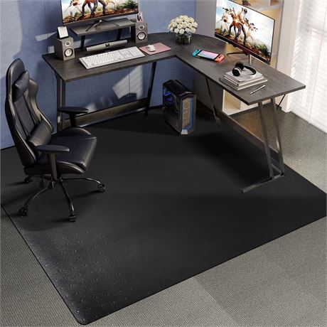 46"x60" Office Chair Mat, Anti-Slip, Carpet