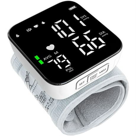 Auto Wrist BP Monitor with Large LCD Talk