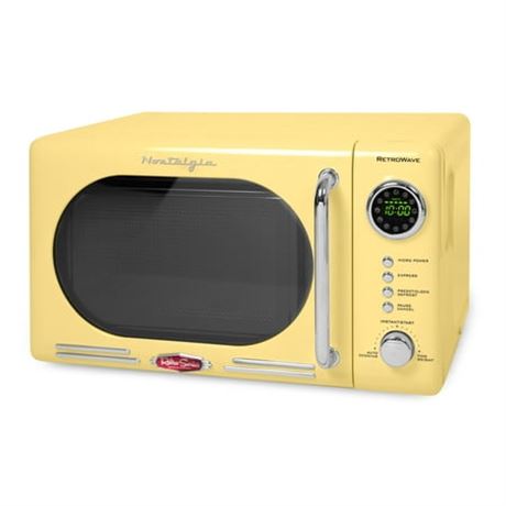Nostalgia Retro Microwave, 0.7 Cu. Ft., Yellow
