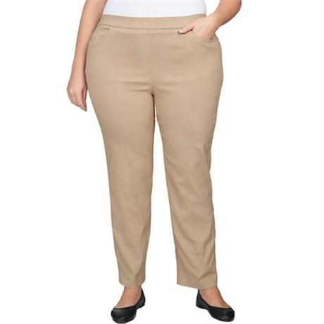 Alfred Dunner Plus Classic Allure Fit Pant