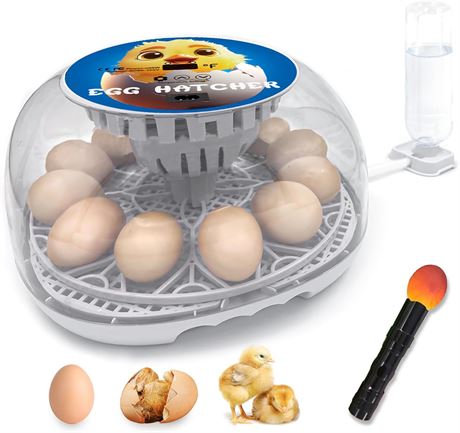 Egg Incubator w/ Auto Turn & Humidity Control