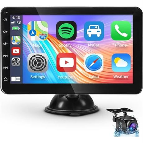 Drivemate 7-In Car Stereo with CarPlay