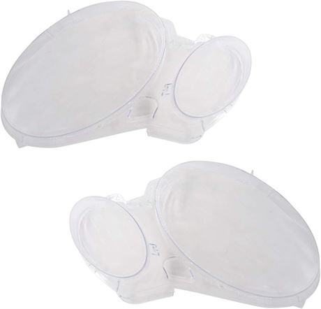 NewYall Pack of 2 Clear Headlight Lens Cover