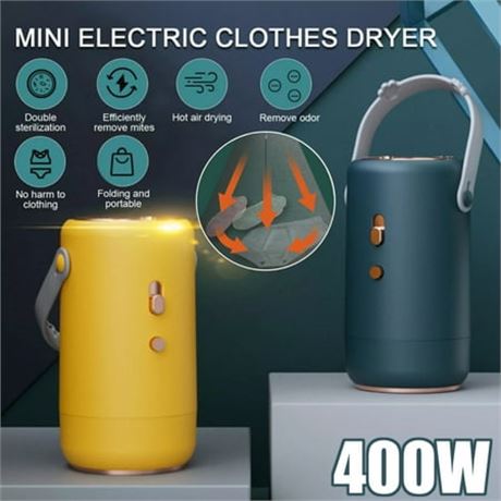 Homore Portable Mini Dryer, Travel, Yellow