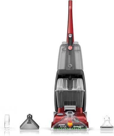 Hoover Power Scrub Deluxe, Upright, Red