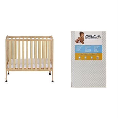 3 in 1 Portable Folding Stationary Side Crib