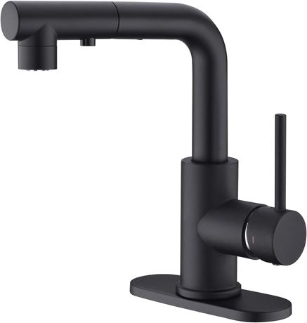 Bar & Prep Sink Faucet, Pull Out, Black, cUPC