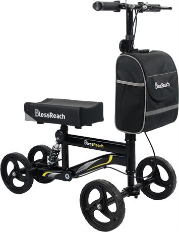 BlessReach Economy Knee Scooter, Foldable