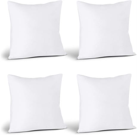 Utopia Bedding White Pillows, 20x20in (4 Pack)