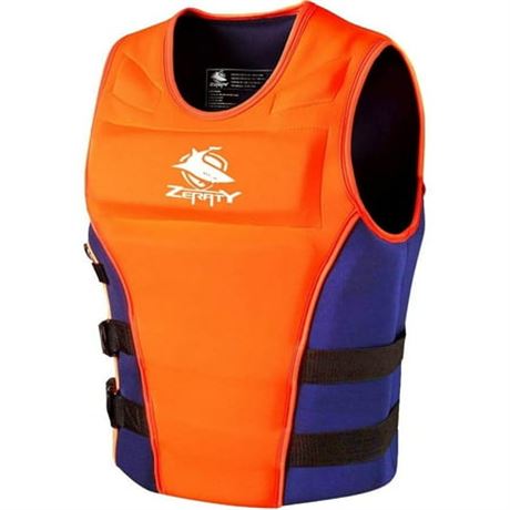 XL Zeraty Men's Life Jacket Impact Vest Swimming