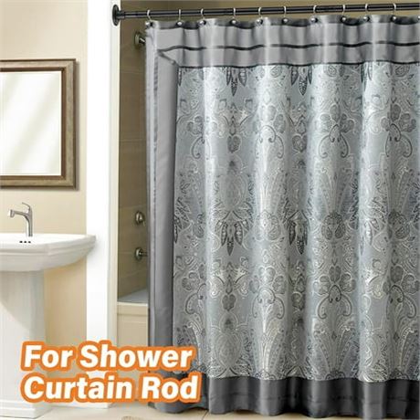 YeYeBest Shower Curtain Rod, 29-50 Inch, Black