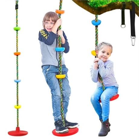 iFanze Kids 3-in-1 Tree Swing, Red