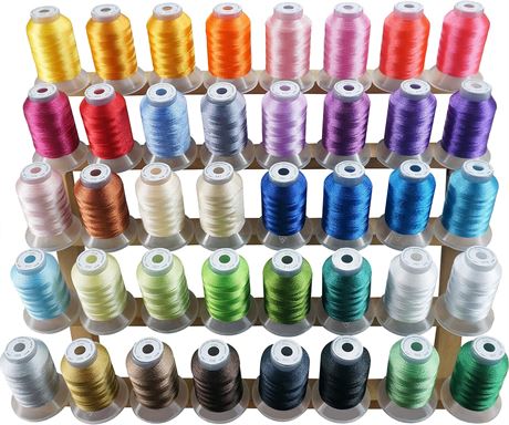 40 Colors Polyester Thread Kit 500M Each Spool