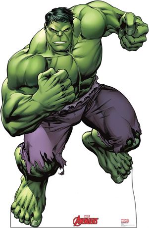 2372 Hulk - Avengers 69x45in. Animated Standup