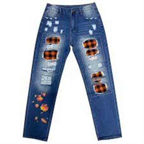 Hfyihgf High Waist Jeans 1#Blue