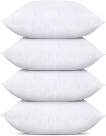 Utopia Bedding Throw Pillows, 22x22" Set of 4