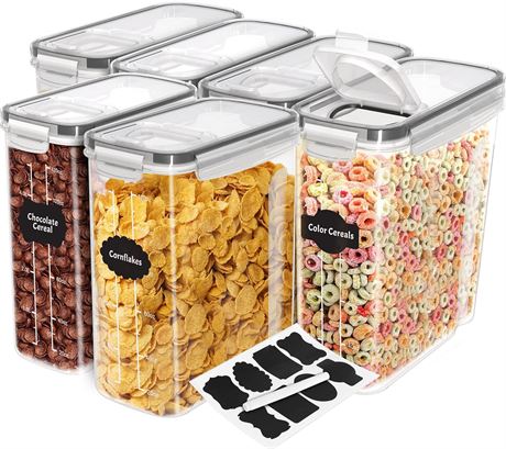 Utopia Kitchen Cereal Containers - 6 Pack