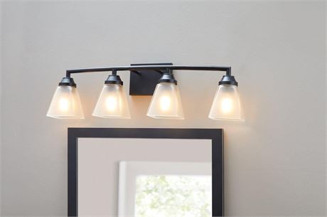 Style Selections 26.75-in 4-Light Vanity Light
