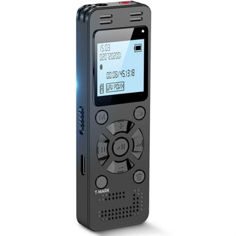 RONY 64GB Voice Recorder, 2324 Hrs.