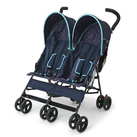 Delta Children LX Double Stroller, Night Sky