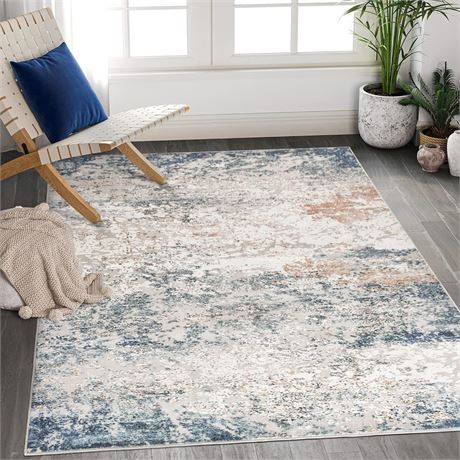 Art&Tuft Abstract Rug 8'x10' TPR18-Blue